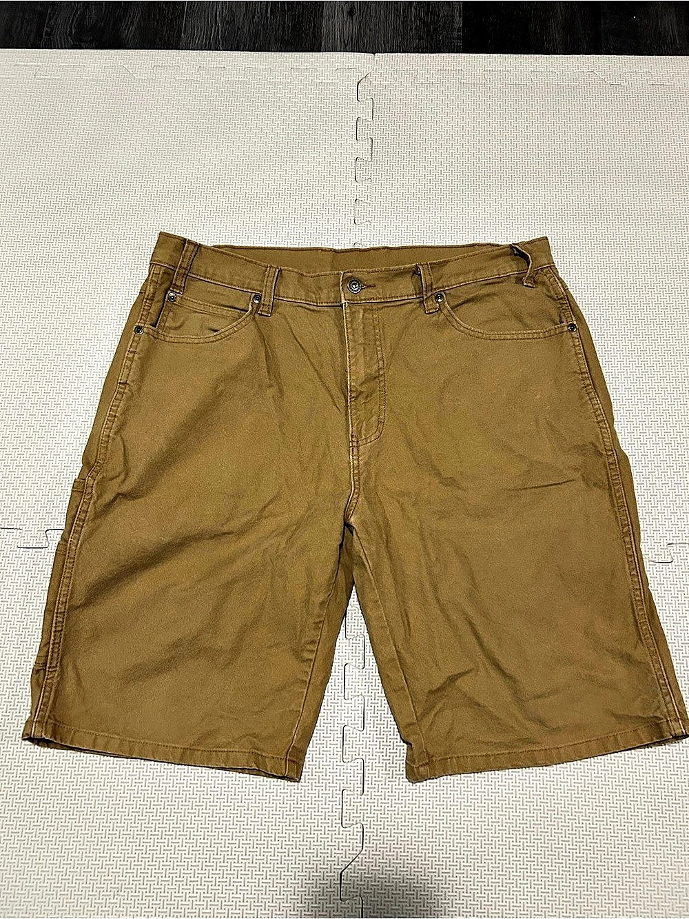 Dickies Men's Cargo Shorts Brown Waist 36